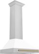 ZLINE 30" Autograph Edition White Matte Wall Mounted Range Hood-1