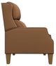 Best® Home Furnishings Customizable Pauley Leather Manual High Leg Recliner with Honey Birch Legs-2