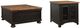 Signature Design by Ashley® Valebeck 2-Piece Black/Brown Living Room Table Set-0