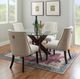 Powell® Auden 5-Piece Espresso/Natural Dining Table Set -4