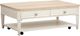 Magnussen Home® Echo Isles Driftwood/Sea Pearl Lift Top Storage Cocktail Table with Casters-0