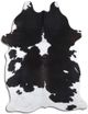 BS Trading® Natural Black/White Medium Cowhide Throw Rug-0