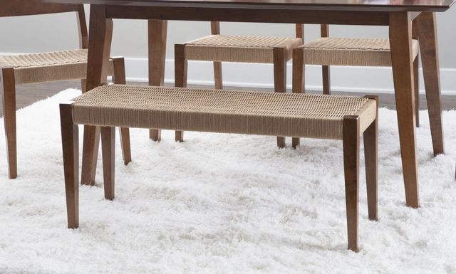 Powell® Cosgrove  Brown Dining Bench-1