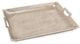 A & B Home Lindi 3-Piece Silver Tray Set-1