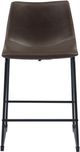 Coaster® Michelle 2-Piece Brown/Black Counter Stools-3