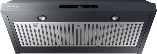 Samsung 36" Black Stainless Steel Under Cabinet Wall Hood-2