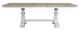 Liberty Furniture Whitney Weathered Gray Trestle Table with Antique Linen Base-1