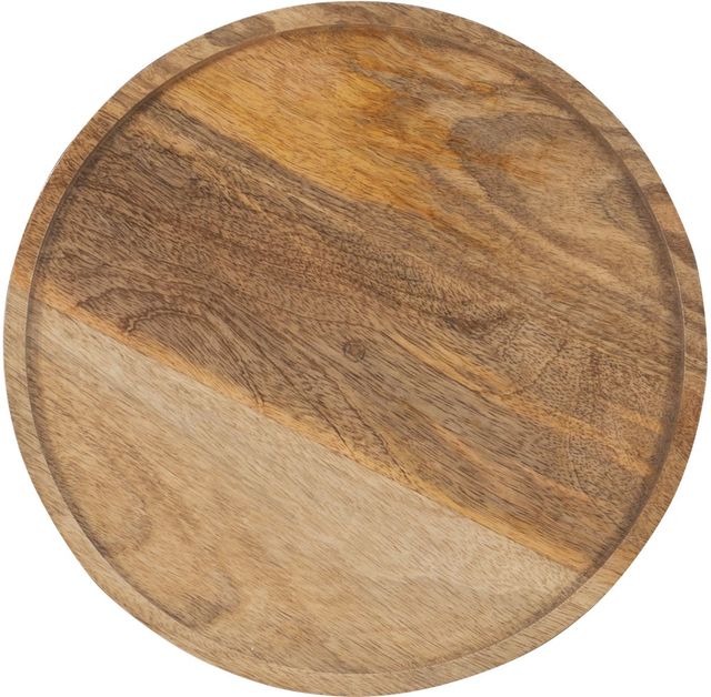 Powell® Cailean Natural Side Table with Copper Base-1