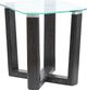Magnussen Home® Wexler Black Truffle Rectangular End Table-0