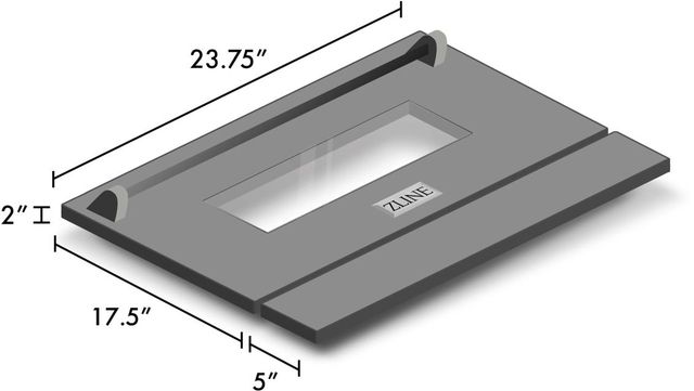 ZLINE 24" White Matte Range Door-1