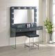 Coaster® Afshan Grey High Gloss Vanity Desk-4