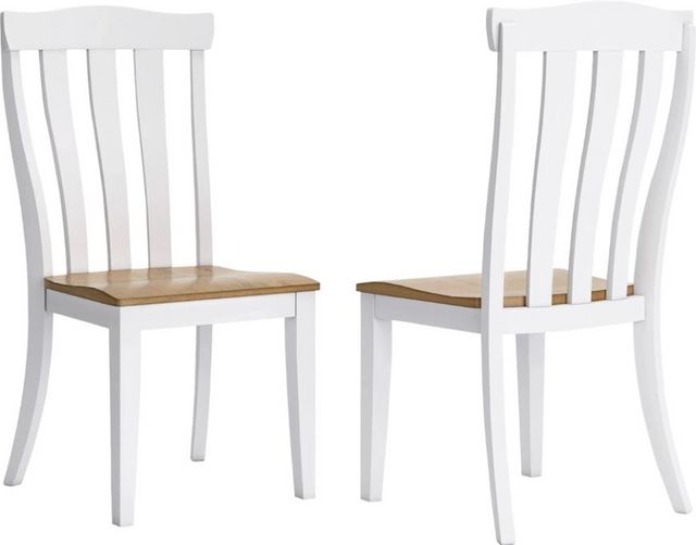 Signature Design by Ashley® Ashbryn Natural/White Dining Side Chair-4