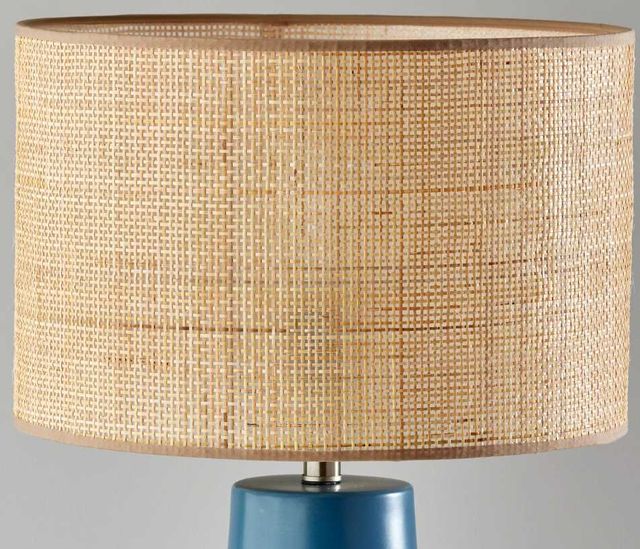 Adesso® Sheffield Blue Tall Table Lamp-2