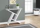 Monarch Specialties Inc. 36"L White Cement Look Hall Console Table with White Base-3