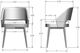 Amisco Customizable Lorna Dining Arm Chair-2