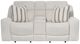 Corinthian Furniture Ada Pearl Power Glider Reclining Loveseat with Console-1