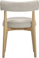 TOV Furniture Nikita Natural/Taupe Vegan Leather Dining Chair-5