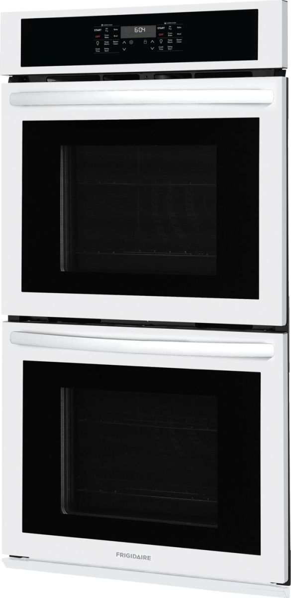 Frigidaire® 27” White Electric Double Wall Oven with Air Fry-1