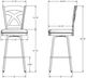 Amisco Customizable Marcus Swivel Counter Stool-2