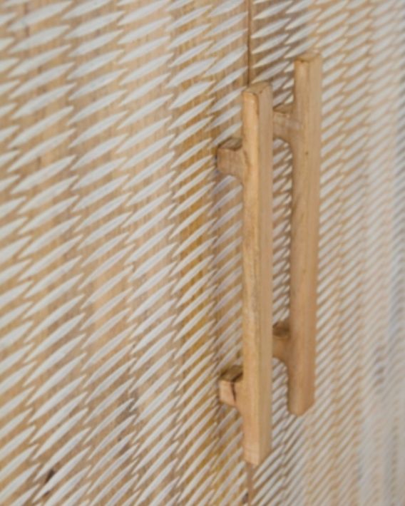 Signature Design by Ashley® Dallinbury Natural/Whitewash Accent Cabinet-3