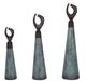Sagebrook Home Bente 3-Piece Patina Bottle Set-0