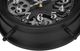 Monarch Specialties Inc. Black 12" Round Table Clock with Standard Numbers on Gear Mechanism-1