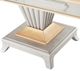 Michael Amini® St. Charles Dove Gray Double Pedestal Dining Table-5