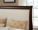 Vaughan-Bassett French Market Antique Merlot Queen Upholstered Headboard-2