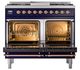 Ilve® Nostalgie II Noblesse 40'' Midnight Blue Pro Style Dual Fuel Range with Copper Trim-1