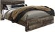 Benchcraft® Derekson Multi Gray Queen Panel Bed with 2-Drawer Storage-0