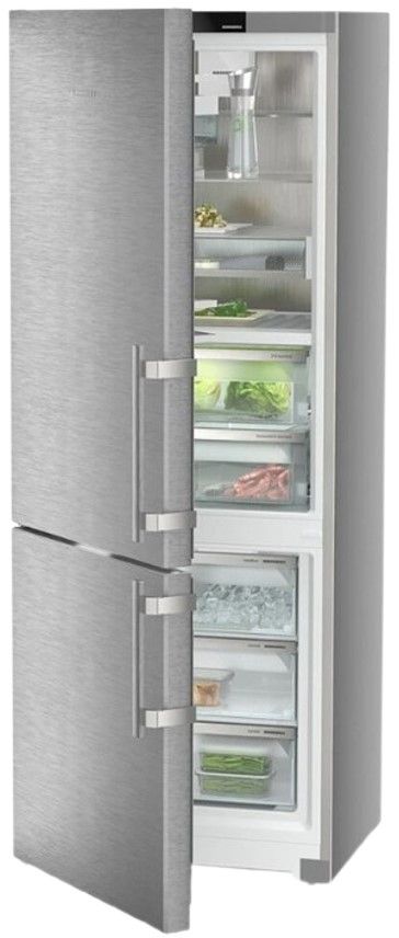 Liebherr 30 in. 16.8 Cu. Ft. SmartSteel Counter Depth Bottom Freezer Refrigerator-0