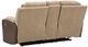 Signature Design by Ashley® Mixed Motion Brownstone Power Reclining Loveseat-3