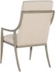 Hooker® Furniture Affinity Greige Sand Blasted/Kurtz Linen Upholstered Dining Arm Chair-2