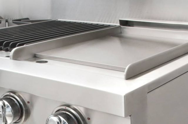 Capital Cooking™ Capital Chef 48" Stainless Steel Sealed Burner Gas Rangetop with 24" Griddle-2