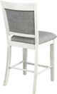 Crown Mark Fulton Gray/White Counter Height Chair-2