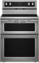 Cuisinière électrique autoportante de 30 po KitchenAid® de 6.7 pi³ - Acier inoxydable-2