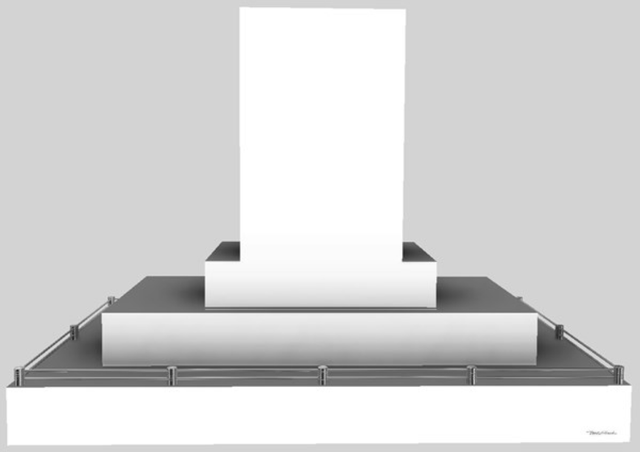 Vent-A-Hood® 48" White Contemporary Island Range Hood-0