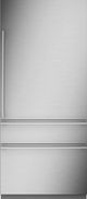 Monogram® 36" 20.2 Cu. Ft. Panel Ready Premium Integrated Right Hinge Built-In Bottom Freezer Refrigerator-1