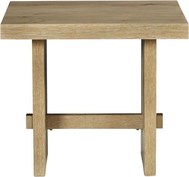 Signature Design by Ashley® Crendlin Light Brown Rectangular End Table-2