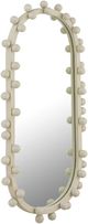 TOV Furniture Bubbles Ivory Small Oval Wall Mirror-4