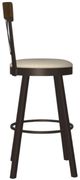 Amisco Brittany Cobrizo/Pebble/Pine Cone Swivel Bar Stool-2