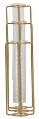 A & B Home Oversized Clear/Gold Vase-2