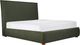 Moe's Home Collection Luzon Deep Forest Tall Headboard King Bed-4