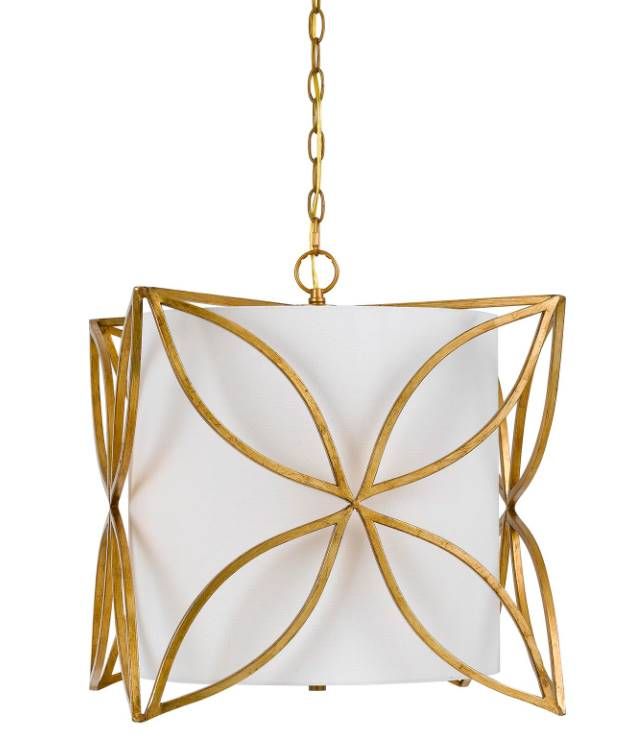 Cal® Lighting & Accessories Belton 3-Light French Gold Chandelier-0