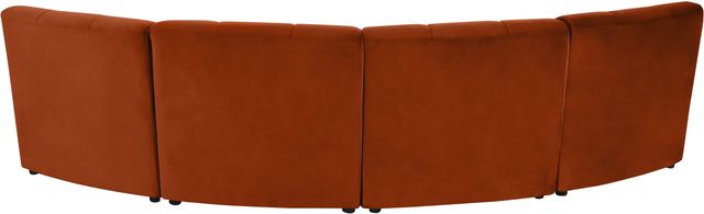 Meridian Furniture Limitless 4-Piece Cognac Modular Sectional-3