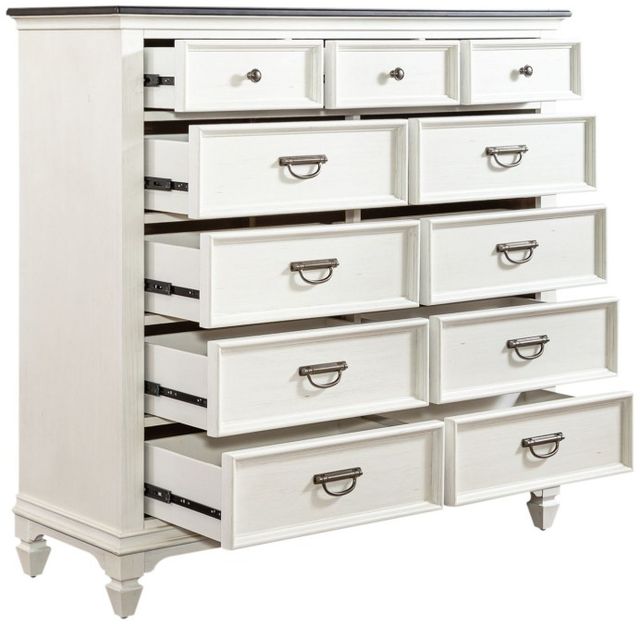 Liberty Furniture Allyson Park Charcoal/Wirebrushed White Chesser-3
