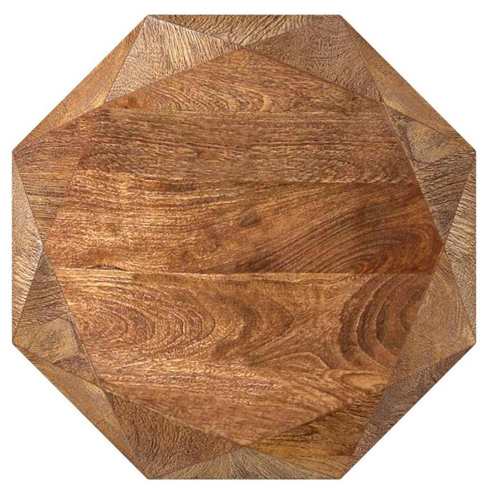 Jacinto Octagonal Side Table - Thumbnail 2