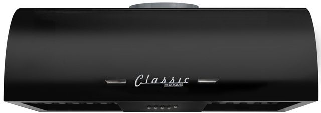 Unique® Appliances Classic Retro 24” Midnight Black Under Cabinet Range Hood-0