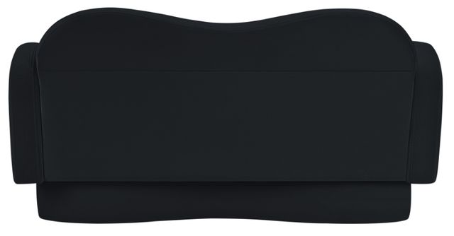 Meridian Furniture Bloom Black Velvet Loveseat-3