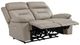 Homelegance® Laconia Latte Leather Power Double Reclining Loveseat-4